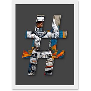 Wee Blue Coo Symbol # Hashtag Pound Sign Bright Astronaut Decorative Graffiti Mural Alphabet Initial Stencil Artwork Framed Wall Art Print A4 Wee Blue Coo Symbol # Hashtag Pound Sign Bright Astronaut Decorative Graffiti Mural Alphabet Initial Stencil Artwork Framed Wall Art Print A4