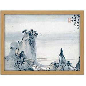 Artery8 Gao Qipei Hills Bridge Chinese Painting Artwork Framed Wall Art Print 18X24 Inch Artery8 Gao Qipei Hills Bridge Chinese Painting Artwork Framed Wall Art Print 18X24 Inch