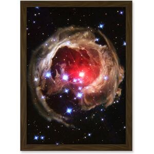 Artery8 Hubble Space Telescope Image Light Echo Illuminates Dust Spiral Around Red Supergiant Star V838 Monocerotis Explosion Artwork Framed A3 Wall Art Print Artery8 Hubble Space Telescope Image Light Echo Illuminates Dust Spiral Around Red Supergiant Star V838 Monocerotis Explosion Artwork Framed A3 Wall Art Print