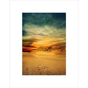 Wee Blue Coo Dt Sandy Desert Sunset Sky Art Wall Art Print Wee Blue Coo Dt Sandy Desert Sunset Sky Art Wall Art Print