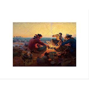 Wee Blue Coo PAINTING LANDSCAPE STUDY WILD WEST LEIGH SWEET HOME FRAMED ART PRINT B12X3674 Wee Blue Coo PAINTING LANDSCAPE STUDY WILD WEST LEIGH SWEET HOME FRAMED ART PRINT B12X3674