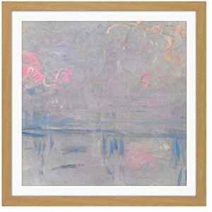 Fine Art Prints Monet Claude Charing Cross Bridge Crossed Square Wooden Framed Wall Art Print Picture 16X16 Inch Fine Art Prints Monet Claude Charing Cross Bridge Crossed Square Wooden Framed Wall Art Print Picture 16X16 Inch