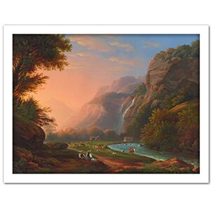 Fine Art Prints Bleuler Falchernbach Switzerland Landscape Painting Artwork Framed Wall Art Print 18X24 Inch Fine Art Prints Bleuler Falchernbach Switzerland Landscape Painting Artwork Framed Wall Art Print 18X24 Inch