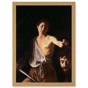Artery8 Caravaggio 1610 David With Head Goliath Painting Artwork Framed Wall Art Print A4 Artery8 Caravaggio 1610 David With Head Goliath Painting Artwork Framed Wall Art Print A4