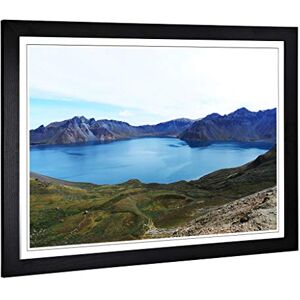 Big Box Art Framed Print of Landscape Mountain Paektu North Korea Design Wall Art Picture Home Decor for Kitchen, Living Room, Bedroom, Hallway, Black, A2 / 24.5x18 Inch / 62x45cm Big Box Art Framed Print of Landscape Mountain Paektu North Korea Design Wall Art Picture Home Decor for Kitchen, Living Room, Bedroom, Hallway, Black, A2 / 24.5x18 Inch / 62x45cm