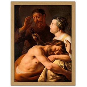 Artery8 Jan Lievens Samson And Delilah Bible Paitning Artwork Framed Wall Art Print 18X24 Inch Artery8 Jan Lievens Samson And Delilah Bible Paitning Artwork Framed Wall Art Print 18X24 Inch