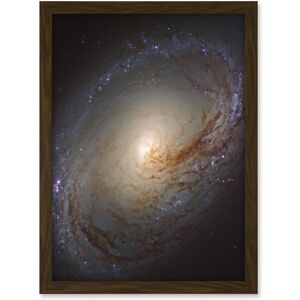 Artery8 Hubble Space Telescope Image NGC 3368 Orange Blue Galaxy Also Known As Messier 96 Starbirth Occurring Along Dark Dust Gas Filaments Spiral Arms Artwork Framed A3 Wall Art Print Artery8 Hubble Space Telescope Image NGC 3368 Orange Blue Galaxy Also Known As Messier 96 Starbirth Occurring Along Dark Dust Gas Filaments Spiral Arms Artwork Framed A3 Wall Art Print