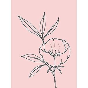 Wee Blue Coo Blush Pink Plant Poppy Flower Grey Art Print Canvas Premium Wall Decor Poster Mural Wee Blue Coo Blush Pink Plant Poppy Flower Grey Art Print Canvas Premium Wall Decor Poster Mural