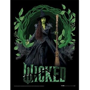 Pyramid Official Wicked 2 Collector Print – (Elphaba Rounded Frame) Premium Decorative Art for Theatre Lovers & Collectors 30cm x 40cm Framed Poster Pyramid Official Wicked 2 Collector Print – (Elphaba Rounded Frame) Premium Decorative Art for Theatre Lovers & Collectors 30cm x 40cm Framed Poster