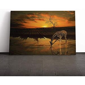 Big Box Art Canvas Print Wall Art Sunset and Giraffe Landscape Mounted and Stretched Box Frame Picture Home Decor for Kitchen, Living, Dining Room, Bedroom, Hallway, Multi-Colour, 30x20 Inch Big Box Art Canvas Print Wall Art Sunset and Giraffe Landscape Mounted and Stretched Box Frame Picture Home Decor for Kitchen, Living, Dining Room, Bedroom, Hallway, Multi-Colour, 30x20 Inch
