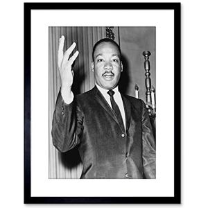 Wee Blue Coo VINTAGE PHOTOGRAPH MARTIN LUTHER KING B&W FRAMED ART PRINT POSTER F97X12316 Wee Blue Coo VINTAGE PHOTOGRAPH MARTIN LUTHER KING B&W FRAMED ART PRINT POSTER F97X12316