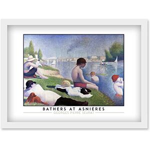 Wee Blue Coo Georges Pierre Seurat Bathers At Asnières Painting Artwork Framed Wall Art Print A4 Wee Blue Coo Georges Pierre Seurat Bathers At Asnières Painting Artwork Framed Wall Art Print A4