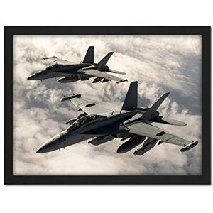 Fine Art Prints Hook Military USA USAF F-18 Hornet Jet Fighters Photo Artwork Framed Wall Art Print 18X24 Inch Fine Art Prints Hook Military USA USAF F-18 Hornet Jet Fighters Photo Artwork Framed Wall Art Print 18X24 Inch