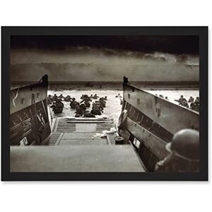 Artery8 War Military History D Day Landing Normandy Into Jaws Of Death Photo Artwork Framed Wall Art Print A4 Artery8 War Military History D Day Landing Normandy Into Jaws Of Death Photo Artwork Framed Wall Art Print A4