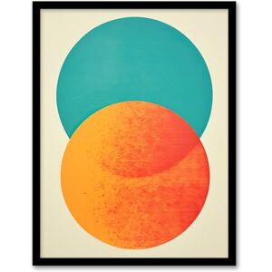 Wee Blue Coo Teal We Meet Again Orange Abstract Sphere Colour Block Vibrant Minimalism Painting Artwork Framed Wall Art Print A4 Wee Blue Coo Teal We Meet Again Orange Abstract Sphere Colour Block Vibrant Minimalism Painting Artwork Framed Wall Art Print A4