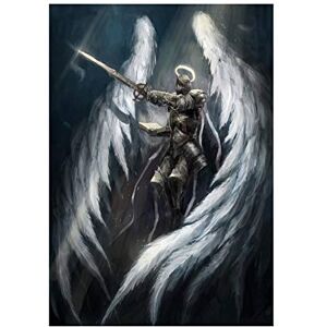 Wee Blue Coo Painting Illustration Fantasy Medieval Warrior Knight Wall Art Print Wee Blue Coo Painting Illustration Fantasy Medieval Warrior Knight Wall Art Print