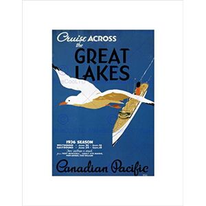 Wee Blue Coo Travel Great Lakes USA Canada Ship Boat Mount Wall Art Print Wee Blue Coo Travel Great Lakes USA Canada Ship Boat Mount Wall Art Print