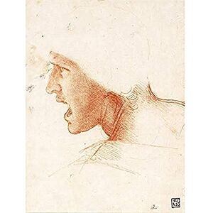 Fine Art Prints Da Vinci Study Warriors Head Battle Anghiari Sketch Unframed Wall Art Print Poster Home Decor Premium Fine Art Prints Da Vinci Study Warriors Head Battle Anghiari Sketch Unframed Wall Art Print Poster Home Decor Premium