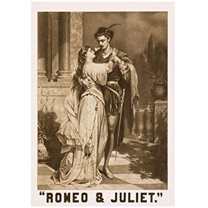 Wee Blue Coo Theatre Stage Shakespeare Romeo Juliet Embrace Picture Wall Art Print Wee Blue Coo Theatre Stage Shakespeare Romeo Juliet Embrace Picture Wall Art Print