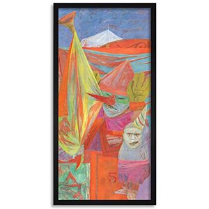 Fine Art Prints Kuniyoshi Fakirs Painting Clown Colourful Surreal Long Framed Art Print Wall Poster 25x12 inch Fine Art Prints Kuniyoshi Fakirs Painting Clown Colourful Surreal Long Framed Art Print Wall Poster 25x12 inch