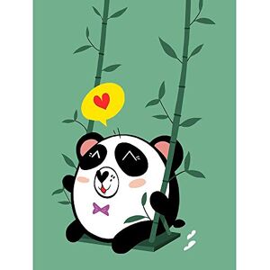 Wee Blue Coo Kawaii Panda Love Unframed Wall Art Print Poster Home Decor Premium Wee Blue Coo Kawaii Panda Love Unframed Wall Art Print Poster Home Decor Premium