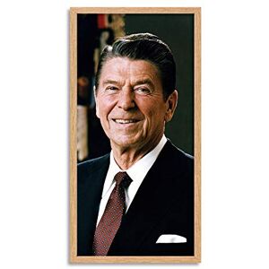 Artery8 Official Portrait US President Ronald Reagan Photo Framed Wall Art Print Long 25X12 Inch Artery8 Official Portrait US President Ronald Reagan Photo Framed Wall Art Print Long 25X12 Inch