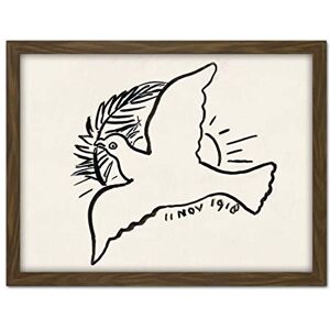 Artery8 Leo Gestel Peace Dove Branch 1918 Drawing Artwork Framed Wall Art Print 18X24 Inch Artery8 Leo Gestel Peace Dove Branch 1918 Drawing Artwork Framed Wall Art Print 18X24 Inch
