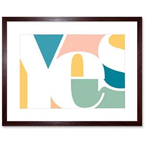 Wee Blue Coo Yes Colourful Modern Typography Artwork Framed Wall Art Print 12X16 Inch Wee Blue Coo Yes Colourful Modern Typography Artwork Framed Wall Art Print 12X16 Inch