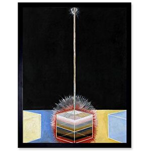 Wee Blue Coo Hilma Af Klint Group IX No 27 UW The Dove Abstract Art Print Framed Poster Wall Decor 12x16 inch Wee Blue Coo Hilma Af Klint Group IX No 27 UW The Dove Abstract Art Print Framed Poster Wall Decor 12x16 inch