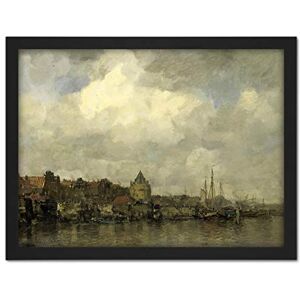 Artery8 Jacob Maris The Schreierstoren On Outside Painting Artwork Framed Wall Art Print 18X24 Inch Artery8 Jacob Maris The Schreierstoren On Outside Painting Artwork Framed Wall Art Print 18X24 Inch