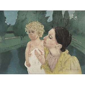 Fine Art Prints Cassatt Mother Baby By The Pond Painting Premium Wall Art Canvas Print 18X24 Inch Fine Art Prints Cassatt Mother Baby By The Pond Painting Premium Wall Art Canvas Print 18X24 Inch