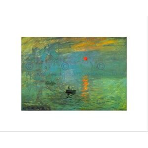 Wee Blue Coo Claude Monet Sunrise Old Master Art Picture Wall Art Print Wee Blue Coo Claude Monet Sunrise Old Master Art Picture Wall Art Print