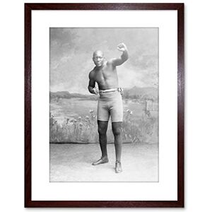 Wee Blue Coo Old Sport Jack Johnson Boxer World Fist Framed Wall Art Print Wee Blue Coo Old Sport Jack Johnson Boxer World Fist Framed Wall Art Print