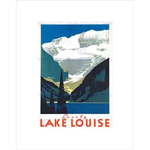 Wee Blue Coo TRAVEL CANADA ROCKIES MOUNTAINS ROCKY LOVELY LAKE LOUISE FRAMED PRINT B12X7828 Wee Blue Coo TRAVEL CANADA ROCKIES MOUNTAINS ROCKY LOVELY LAKE LOUISE FRAMED PRINT B12X7828