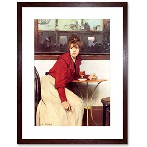 Wee Blue Coo Ramon Casas Au Moulin De La Galette Framed Wall Art Print Wee Blue Coo Ramon Casas Au Moulin De La Galette Framed Wall Art Print