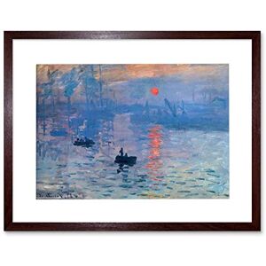 Wee Blue Coo Monet Impression Sunrise Painting Picture Framed Wall Art Print Wee Blue Coo Monet Impression Sunrise Painting Picture Framed Wall Art Print