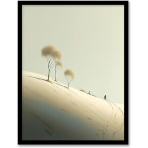 Artery8 Snow Day By Amy Denver Minimalist Soft Pastel Yellow Minimalism Simple Modern Artwork Artwork Framed Wall Art Print A4 Artery8 Snow Day By Amy Denver Minimalist Soft Pastel Yellow Minimalism Simple Modern Artwork Artwork Framed Wall Art Print A4