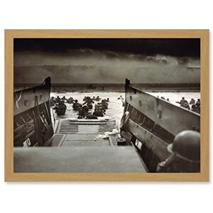 Artery8 War Military History D Day Landing Normandy Into Jaws Of Death Photo Artwork Framed Wall Art Print A4 Artery8 War Military History D Day Landing Normandy Into Jaws Of Death Photo Artwork Framed Wall Art Print A4