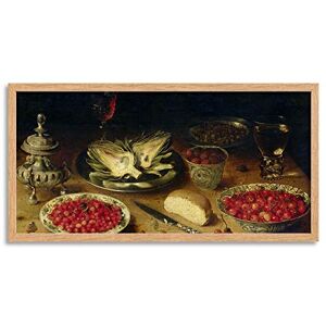 Artery8 Osias Beert Still Life Artichoke Painting Framed Wall Art Print Long 25X12 Inch Artery8 Osias Beert Still Life Artichoke Painting Framed Wall Art Print Long 25X12 Inch