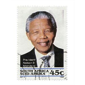 Wee Blue Coo POSTAGE STAMP SOUTH AFRICA 45 CENTS NELSON MANDELA LATE PRESIDENT PRINT BMP11654 Wee Blue Coo POSTAGE STAMP SOUTH AFRICA 45 CENTS NELSON MANDELA LATE PRESIDENT PRINT BMP11654