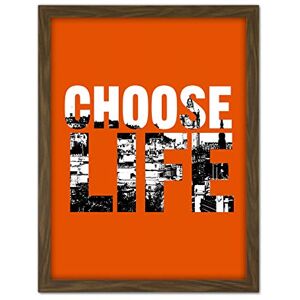 Wee Blue Coo Choose Life Trainspotting Edinburgh Scotland Artwork Framed Wall Art Print 18X24 Inch Wee Blue Coo Choose Life Trainspotting Edinburgh Scotland Artwork Framed Wall Art Print 18X24 Inch