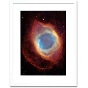 Wee Blue Coo Hubble Space Telescope View Of The Helix Nebula Framed Wall Art Print Wee Blue Coo Hubble Space Telescope View Of The Helix Nebula Framed Wall Art Print