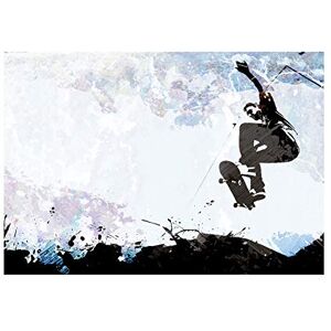 Wee Blue Coo Sport Graphic Skateboarding Grunge Silhouette Wall Art Print Wee Blue Coo Sport Graphic Skateboarding Grunge Silhouette Wall Art Print