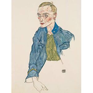 Fine Art Prints Egon Schiele One Year Volunteer Lance Corporal, großer Kunstdruck auf Leinwand, Premium-Poster Fine Art Prints Egon Schiele One Year Volunteer Lance Corporal, großer Kunstdruck auf Leinwand, Premium-Poster