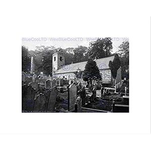 Wee Blue Coo Isle Of Man Douglas Kirk Braddan England Old BW Wall Art Print Wee Blue Coo Isle Of Man Douglas Kirk Braddan England Old BW Wall Art Print