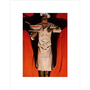 Wee Blue Coo Advert Food Cream Wheat Chef Cook USA Shadow Wall Art Print Wee Blue Coo Advert Food Cream Wheat Chef Cook USA Shadow Wall Art Print