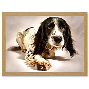 Artery8 - Springer Spaniel Artwork - A4 - Wall Art Artery8 - Springer Spaniel Artwork - A4 - Wall Art