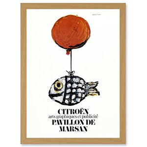 Artery8 Francois Automobile Exhibition Marsan Pavilion Fish Balloon Advert Artwork Framed Wall Art Print A4 Artery8 Francois Automobile Exhibition Marsan Pavilion Fish Balloon Advert Artwork Framed Wall Art Print A4