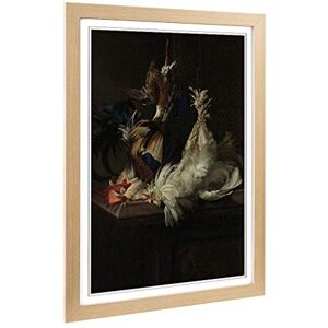 Big Box Art Framed Print of Willem Van Aelst Still Life Birds Design Wall Art Picture Home Decor for Kitchen, Living Room, Bedroom, Hallway, Oak, A2 / 24.5x18 Inch / 62x45cm Big Box Art Framed Print of Willem Van Aelst Still Life Birds Design Wall Art Picture Home Decor for Kitchen, Living Room, Bedroom, Hallway, Oak, A2 / 24.5x18 Inch / 62x45cm