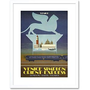 Wee Blue Coo 9x7 '' SIMPLON ORIENT EXPRESS VENICE LONDON PARIS FRAMED ART PRINT F97X1435 Wee Blue Coo 9x7 '' SIMPLON ORIENT EXPRESS VENICE LONDON PARIS FRAMED ART PRINT F97X1435